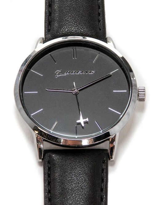 Hovedbilde Boeing Men's Silver Rotating Airplane Watch