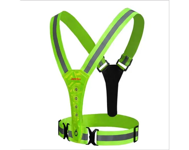 Hovedbilde Japcell Refleksvest med lys