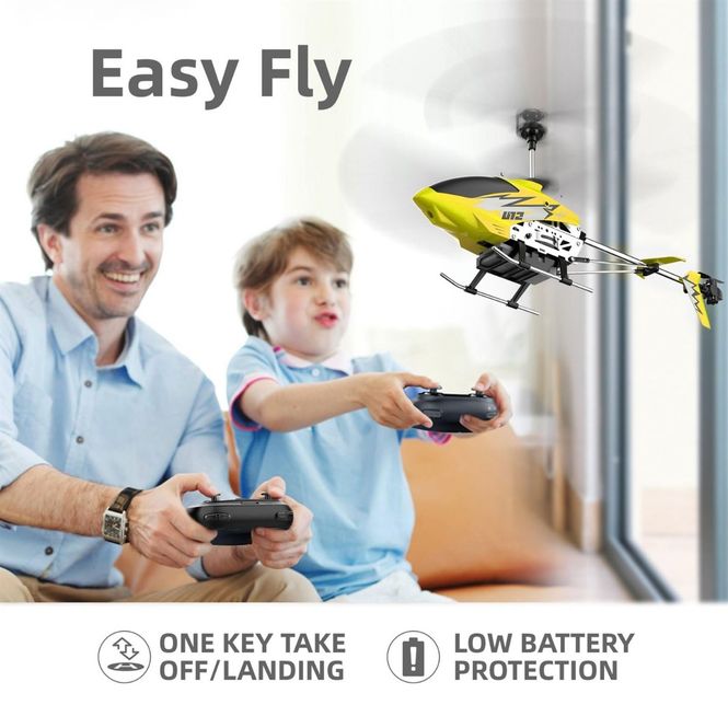 Hovedbilde UDI U12S Helikopter RTF - Yellow